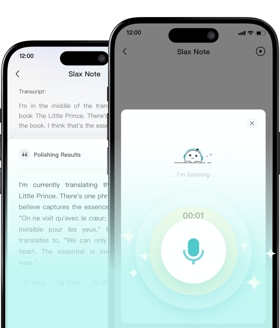 Slax Note — Your Voice Notes Copilot