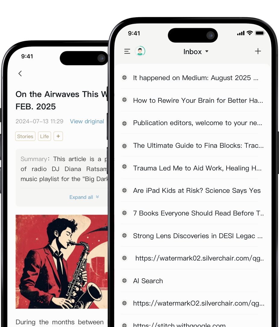 Slax Reader interface preview