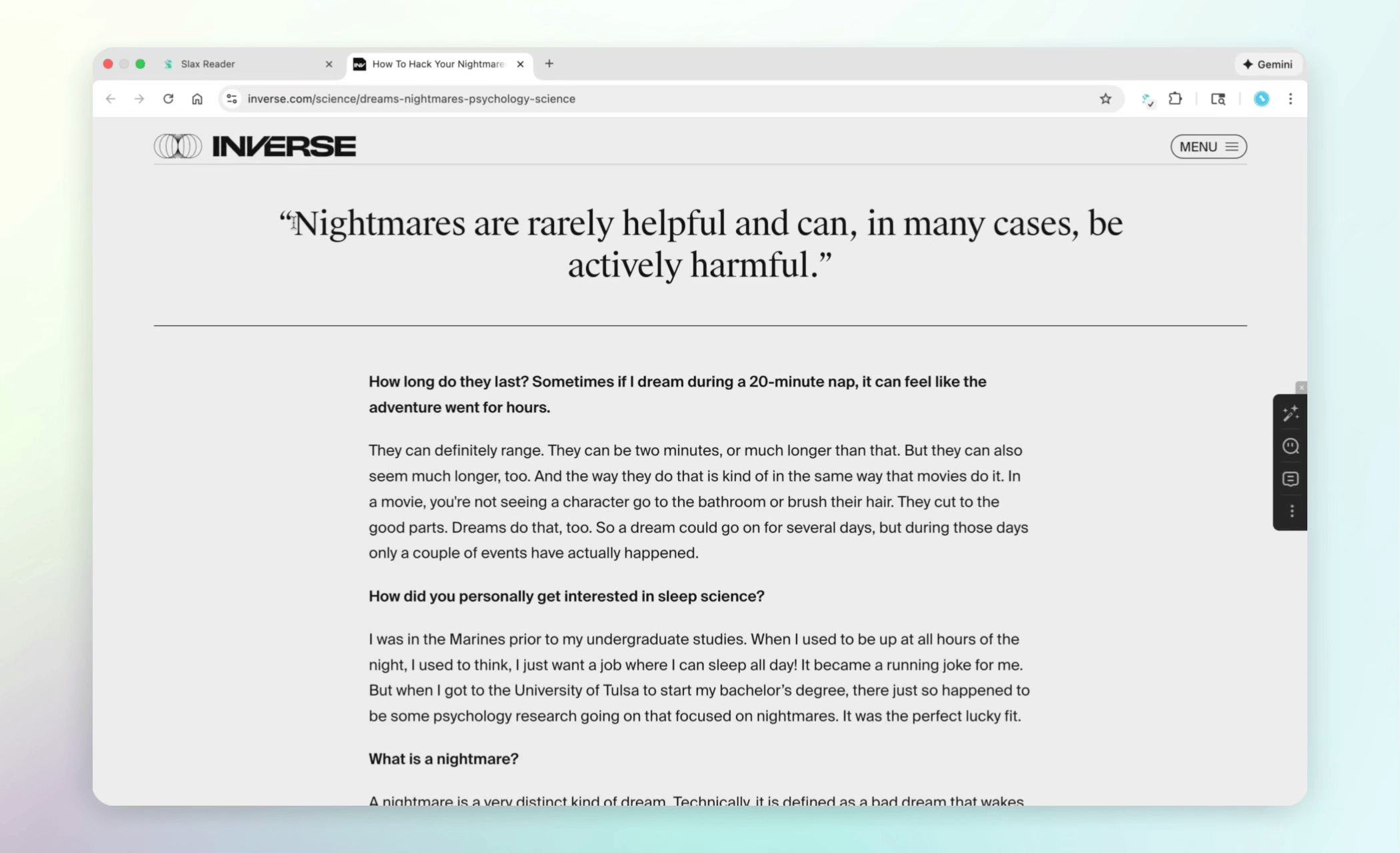 Persistent native web highlighting: why Slax Reader does better than Instapaper on live web